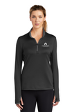 Ladies Nike Dri-FIT Stretch 1/4 Zip Cover-Up