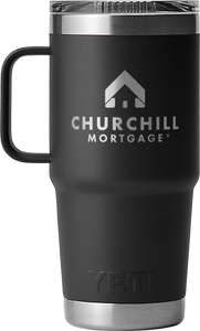 Yeti Rambler 20 OZ Travel Mug w/ Easy Grip Handle & Magslider Lid