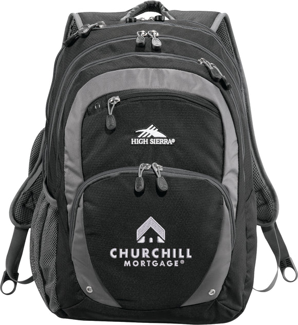 High Sierra Backpack - Black/Grey