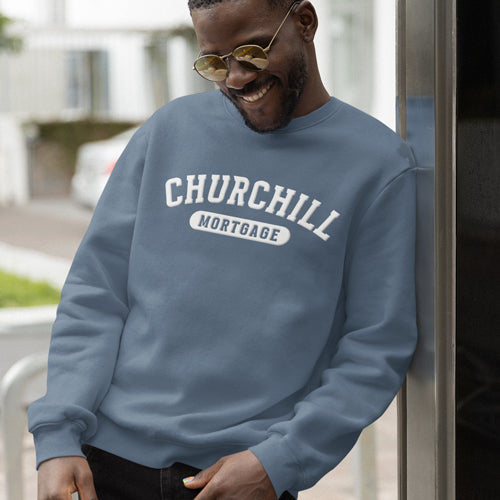 Comfort Colors Ring Spun Crewneck Sweatshirt – vintage arched puff imprint