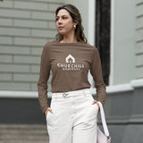 Comfort Colors Heavy Weight Ring Spun Long-Sleeved Tee - stacked Churchill logo