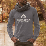 Comfort Colors Heavy Weight Ring Spun Long-Sleeved Tee - stacked Churchill logo