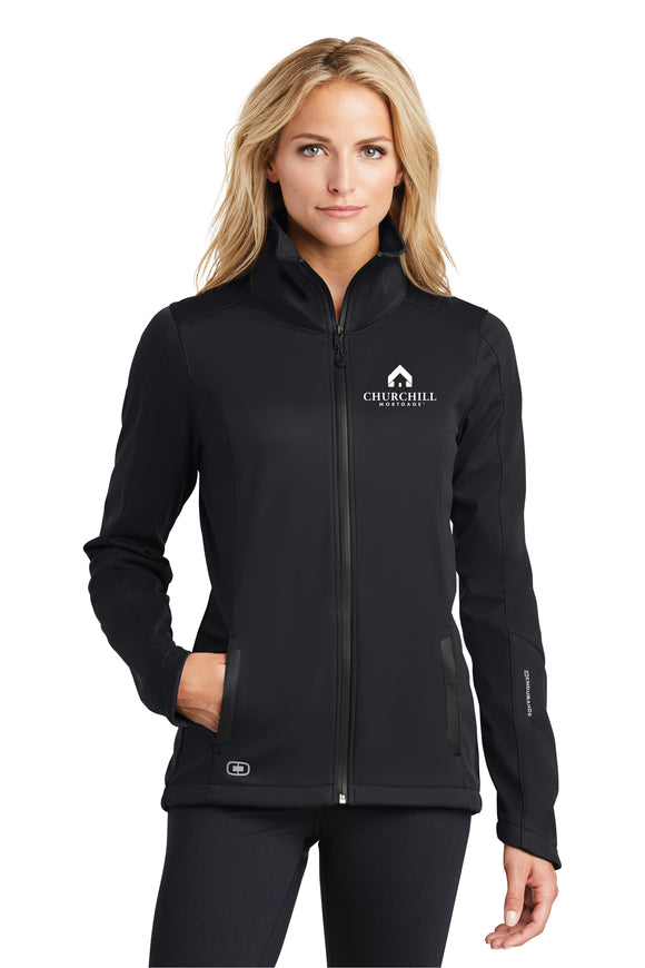 LADIES OGIO® ENDURANCE CRUX SOFT SHELL - Black