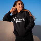 Unisex Black Dayton Hoodie - Swoosh
