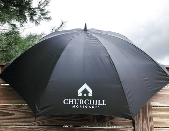 Churchill Black Umbrella