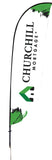 Double-Sided Feather Flag