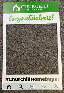 Churchill Selfie Photo Frames - made from Coroplast®