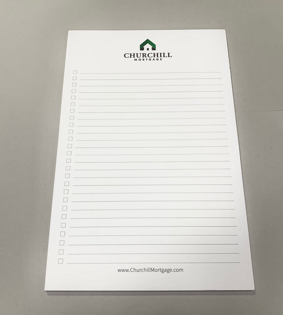 Churchill Logo Notepads - 25 pads