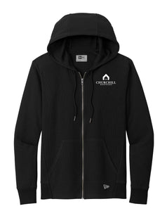 New Era® Thermal Full-Zip Hoodie