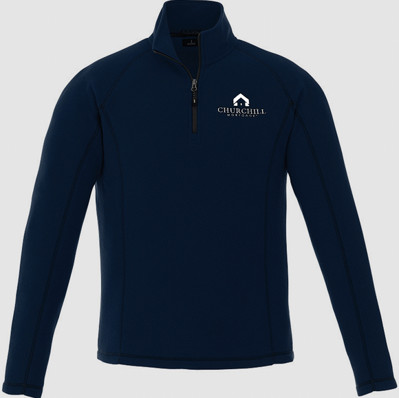 Men's and Women's Navy Bowlen - PolyFleece 1/4 Zip